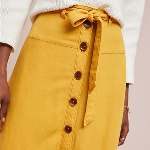 *SOLD*  Anthropologie button down skirt